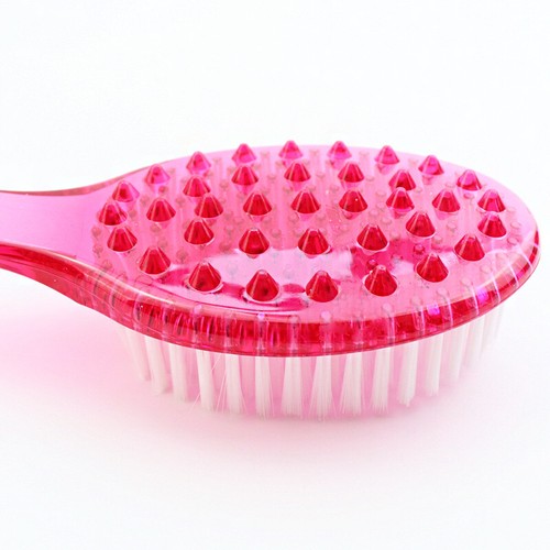 Long Handle Bath Body Brush Soft Back Shower Exfoliating Skin Scrubber Massager
