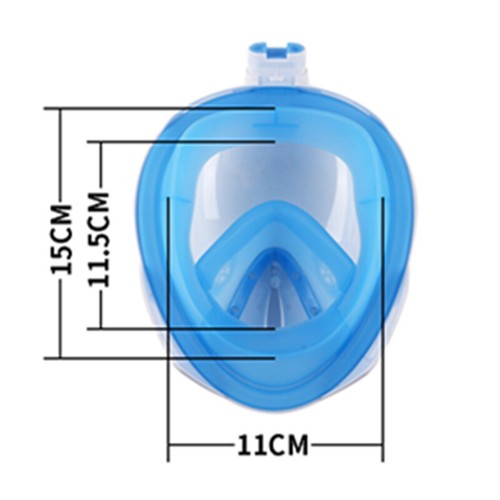 Download Snorkel Mask Full Face Diving Mask Swimming Snorkeling Set For Children Kids Uk Ebay PSD Mockup Templates