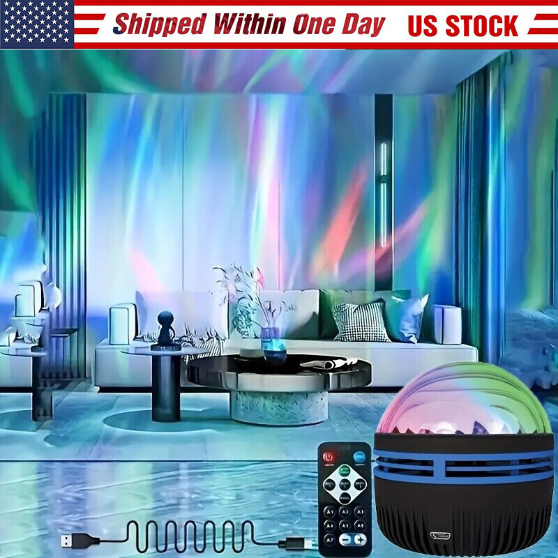 Northern Lights Galaxy Projection Lamp Aurora Star Projector Night Light Toy HOT