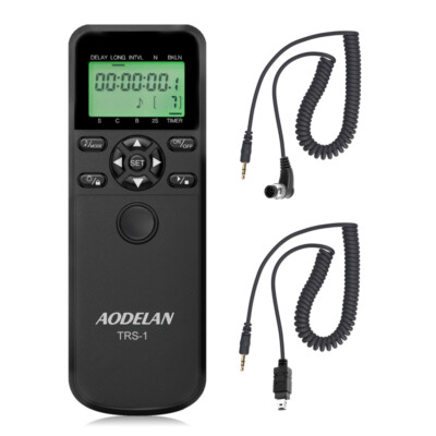 Time Lapse Intervalometer Timer Remote Shutter Release for Canon Sony Nikon Fuji