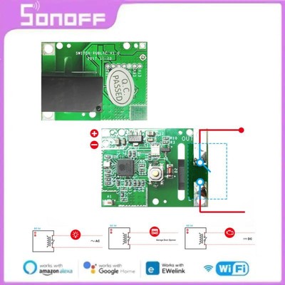SONOFF Wifi RE5V1C 5V DC Smart Switch Relay Module Smart Home Automation For EWe