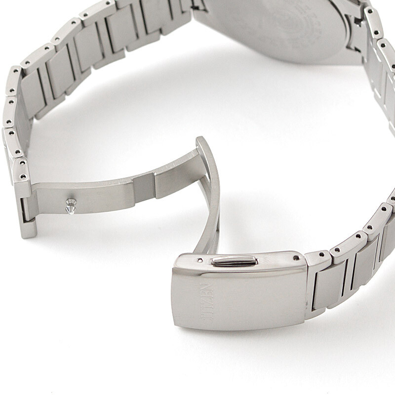 Pre-owned Citizen Attesa Cb3010-57l Eco-drive Radio Titanium Sapphire Crystal Watch Men's