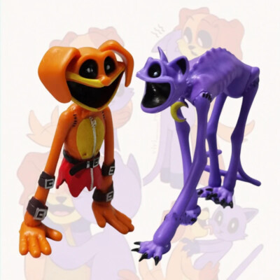 Smiling Critters Dog day PVC Figurine Model Action Figure Catnap Toys for gift