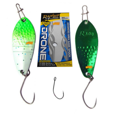 DRONE LD SPOON  3,5 GR VERDE BIANCO  AREA TROTA   RAPTURE TRABUCCO 18810389