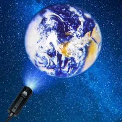 USB Earth & Moon Light Projectors Led Globe Star Galaxy Night Lights for Home
