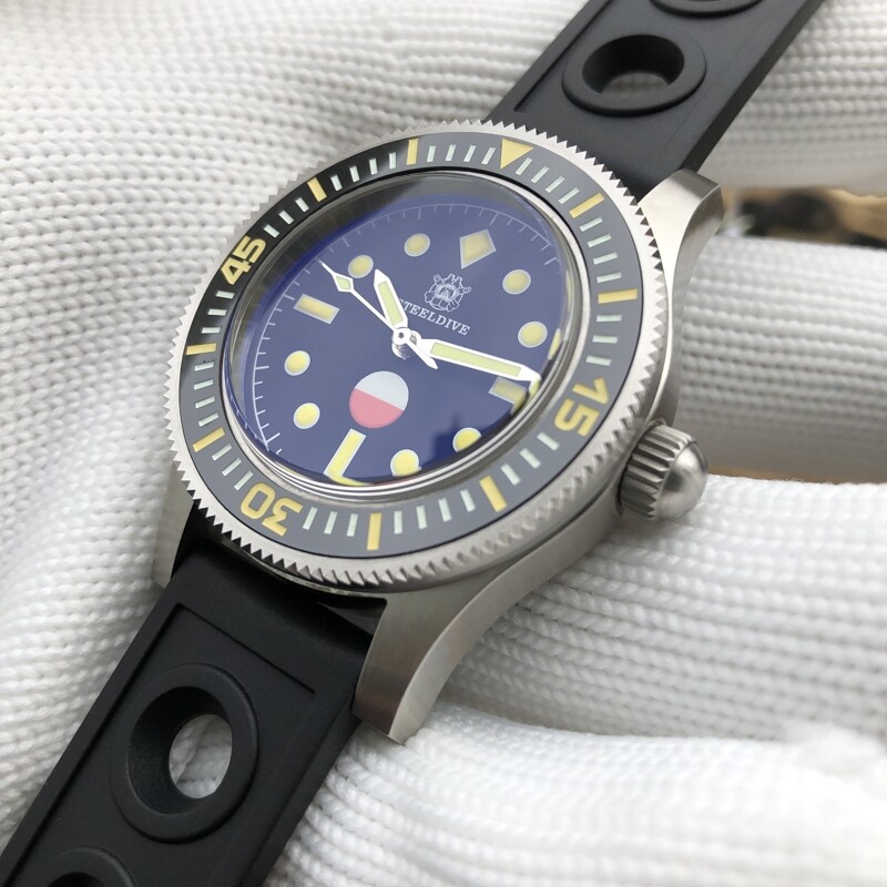 Pre-owned Steeldive Luxury Mens Sport Watches 30atm Waterproof Men Dive Automatic Watch