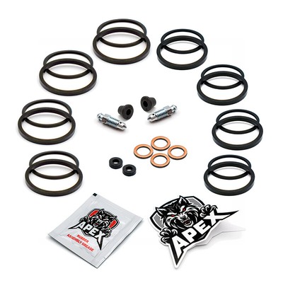 Honda CB400 SF2 Super Four VTEC 2002 front brake caliper seal service kit NC39
