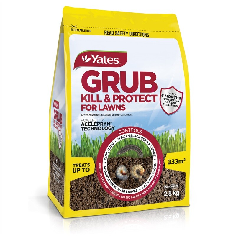 Yates Lawn Grub Beetle Kill & Protect Granular 2.5kg up to 6 Months