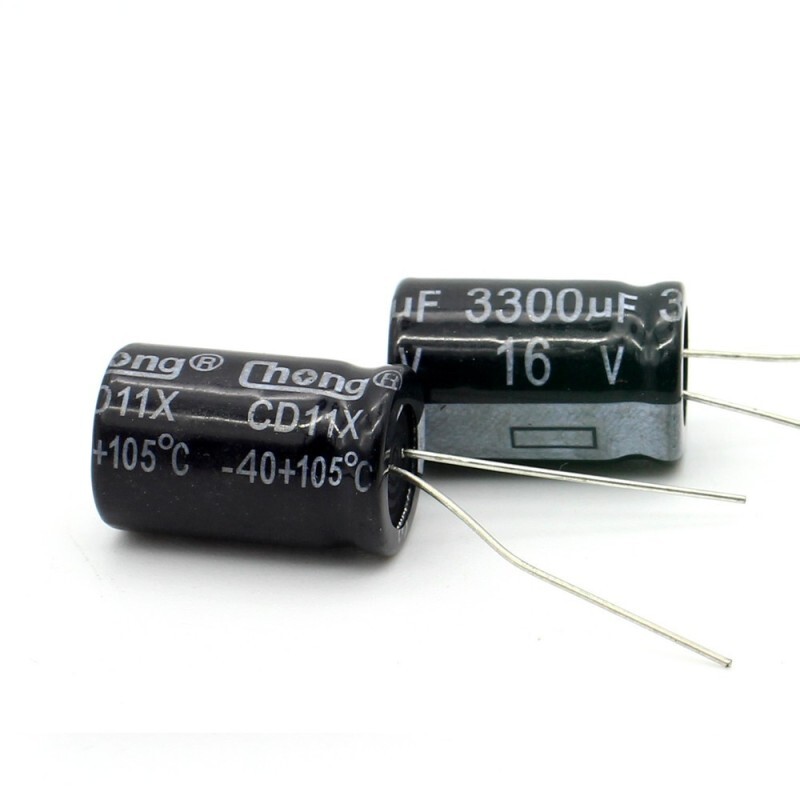 2x Condensateur 3300uf 16v 13x21mm - 162con397