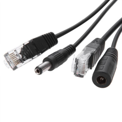 Power over Ethernet Passive PoE Adapter Injector + Splitter Kit 5v 12v 24v 48v