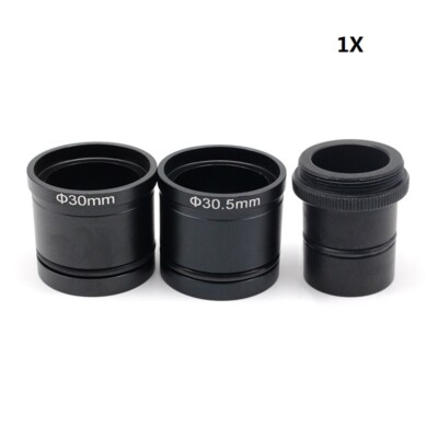 Microscope C-mount Adapter for USB Camera Digital Eyepiece Relay Lens 0.3X 0.5X