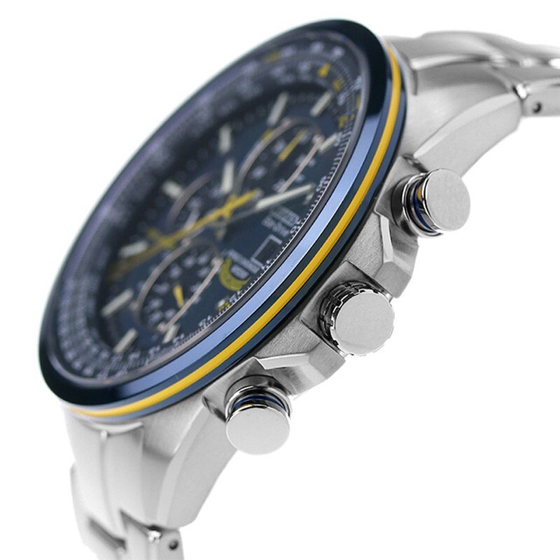 Pre-owned Citizen Promaster Sky Blue Angels At8020-54l Eco-drive Solar Atomic Men Watch