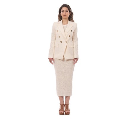

Костюм Женский MARYLEY Комплект Куртка И Юбка 23EB139/M03 23EB701/03 Масло, White