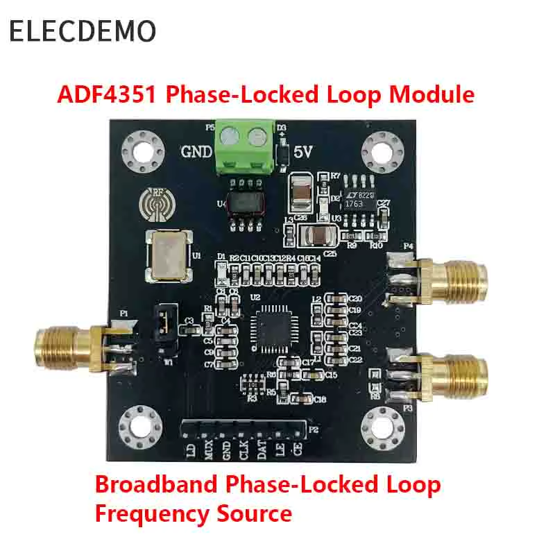 ADF4351 Module Phase-Locked Loop Module 35M-4.4GHz ADF4350 RF Signal Source Freq