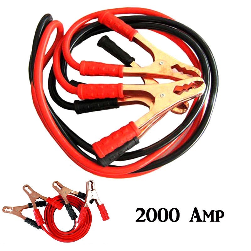 Cavi Collegamento Batteria Avviamento 2000 Amp Auto Camper Camion Moto hsb