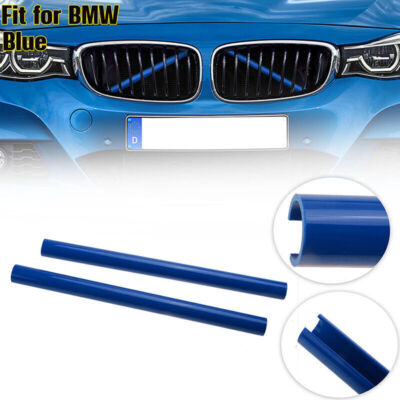 For BMW F31 F30 220i G20 Front Grille Trim Strip Cover S Grill Bar V Brace Blue