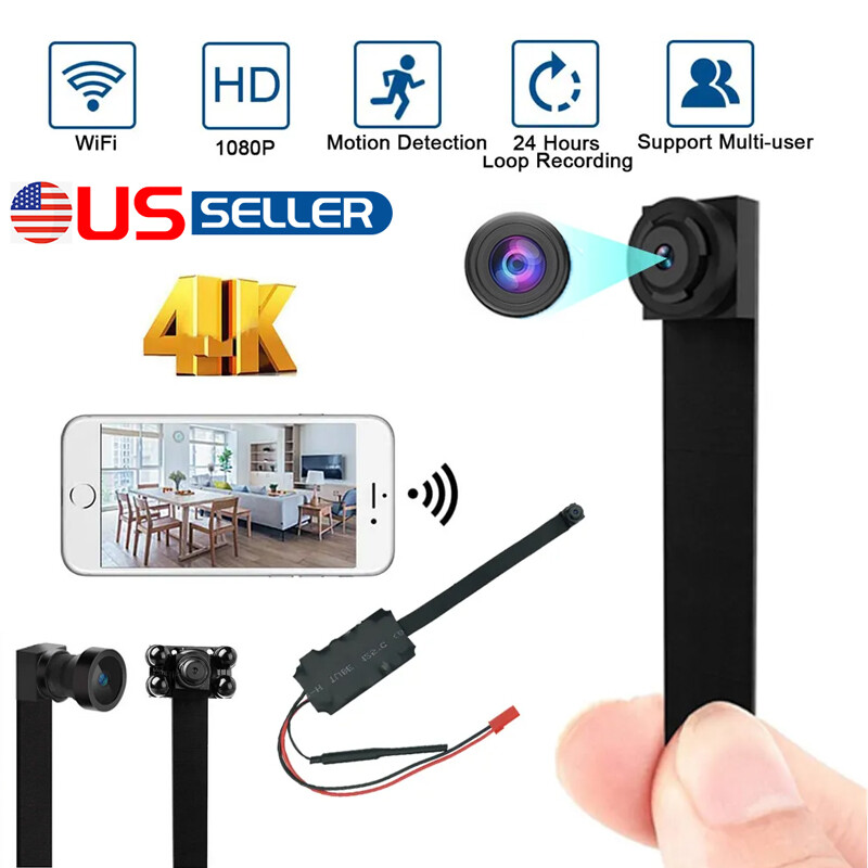 1080P HD 4k Wireless Mini WIFI screw Hidden Nanny Spy DIY Camera Pinhole DVR cam