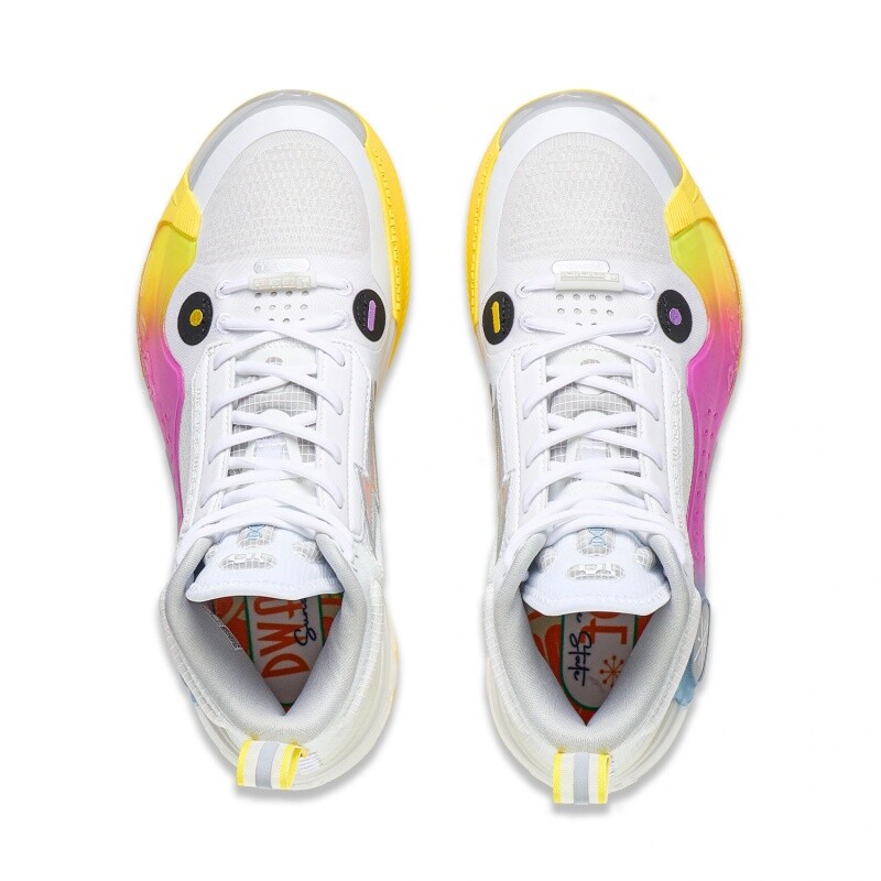 Pre-owned Li-ning Way Of Wade 10-florida Men's Basketball Shoes Abas115-9 In Yellow