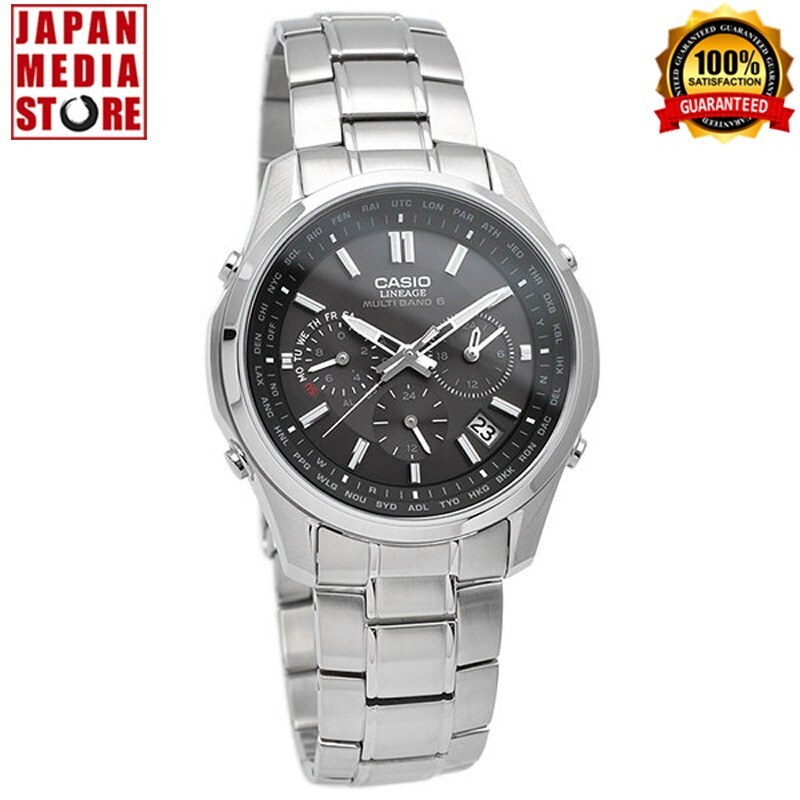CASIO LINEAGE r LIW-M610 電波ソーラー　実働品　美品 CASIO LINEAGE LIW-M610D-1AJF Black Dial Solar Atomic Radio