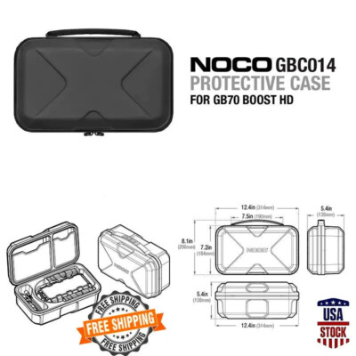 Boost HD EVA Protection Case for GB70 UltraSafe Lithium Jump Starter NOCO GBC014