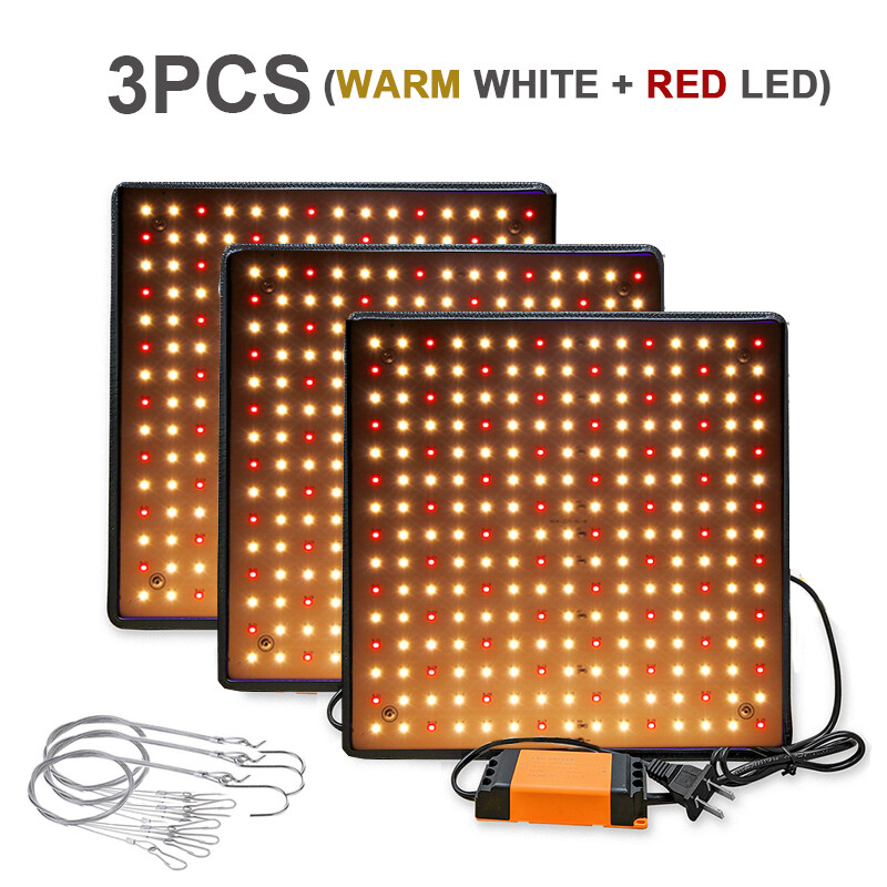 3Packs Full Spectrum Plant LED Grow Light Indoor Hydroponic Plant Veg Growth