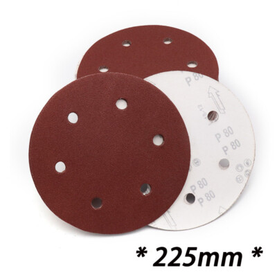 225mm - 9'' 9 inch Sanding Discs For Orbital Sander Pads 40 - 2000 Grit