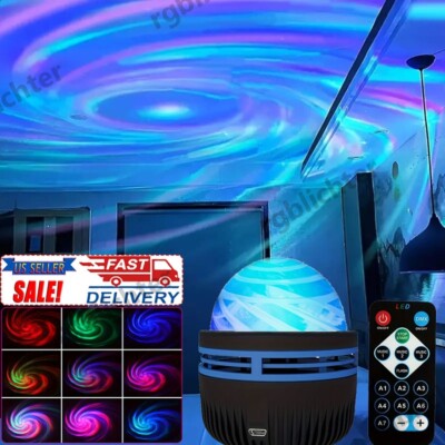 Northern Lights LED Galaxy Projection Lamp Aurora Projector Night Light w/Remote