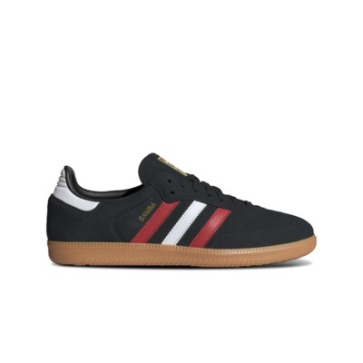 Adidas Originals Samba OG (CORE BLACK/BETTER SCARLET/GUM 3) Men's Shoes IG1824