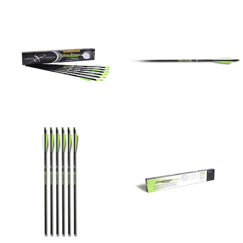 Bolt Fletched Carbon Crossbolt W/ 4in Vanes 20 Inch 6 Pack
