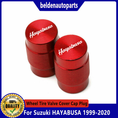 Motorcycle CNC For Suzuki HAYABUSA Wheel Tire Valve Stem Caps Airtight Covers
