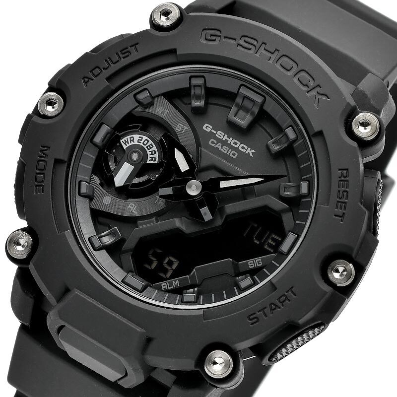 g-shock　GA-2200BB-1AJF CASIO G-SHOCK GA-2200BB-1AJF Black Analog Digital Quartz