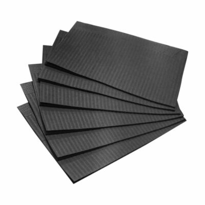 500 Dental Bibs 13x18'' Patient Ply Bib Waterproof Tattoo Piercing Tray Black