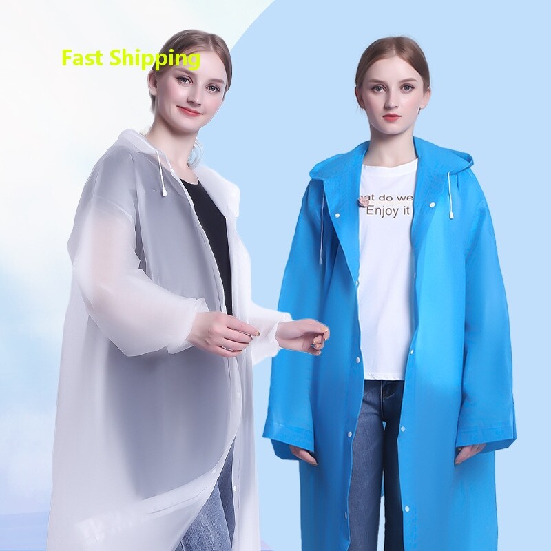 Windproof Waterproof Raincoat For Adults And Children