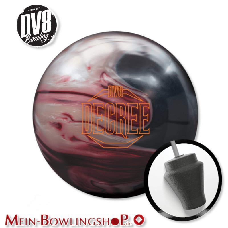 New Bowling Ball - Dv8 Decree Pearl IN 15 Pound - Undrilled