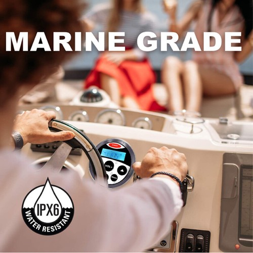 Waterproof Bluetooth Audio Boat Radio Marine Stereo MP3 player UTV ATV  Yacht