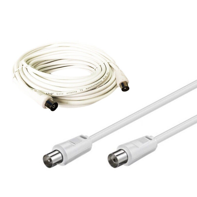 Cavo Antenna Tv Dvb-T Maschio / Femmina Da 20 Metri linq Av003-20m