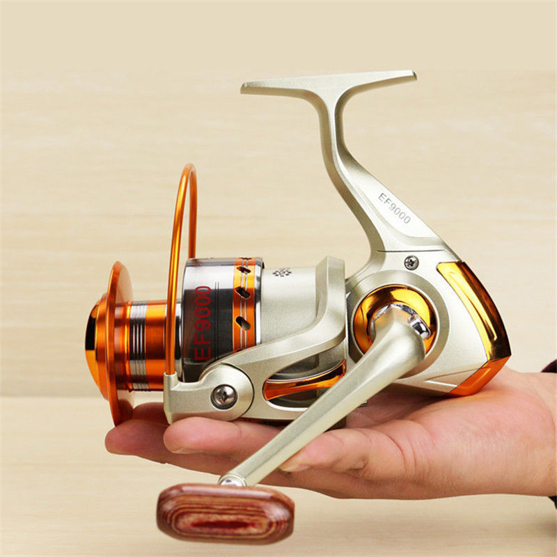 Spinning Spool Fishing Reel EF500EF9000 12BB Metal Folding Left Right