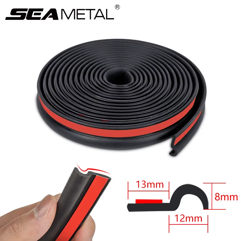 25mm Z Type Car Door Sealing Strip Noise Insulation Rubber Strips Universal for