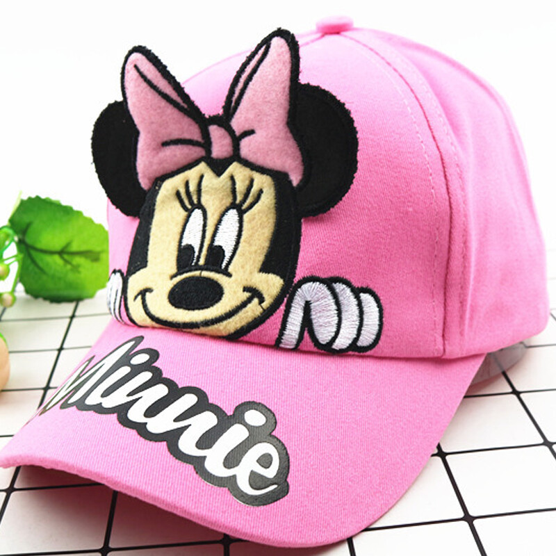 Kinders Mädchen Minnie Basecap Snapback Kappe Sommer Schirmmütze Baseball Hut