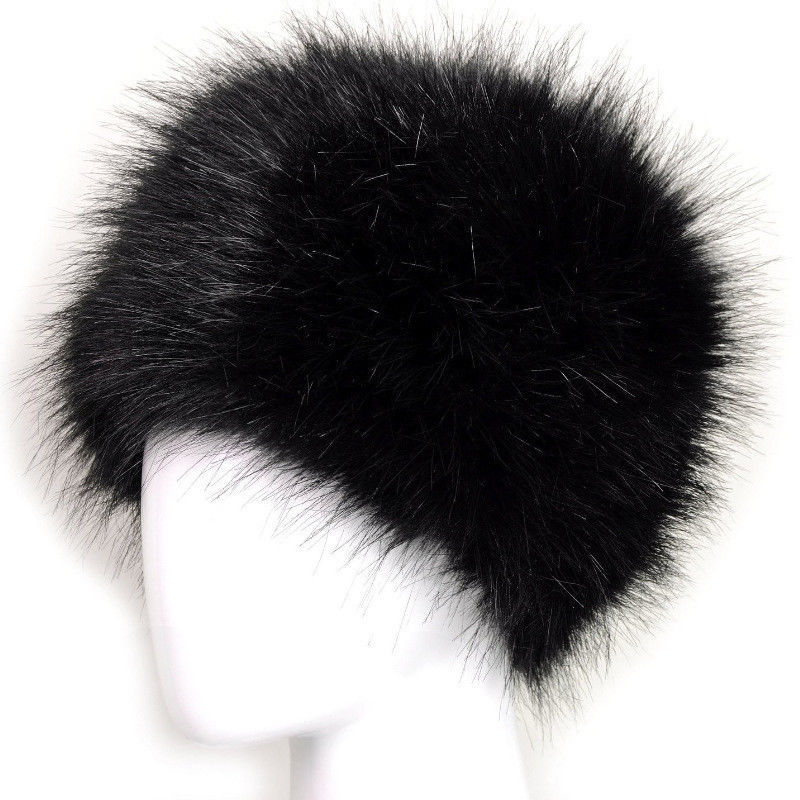 Femmes Hiver Faux Fourrure de Renard Cosaque Chapeau Super Chaud Duveteux Russe