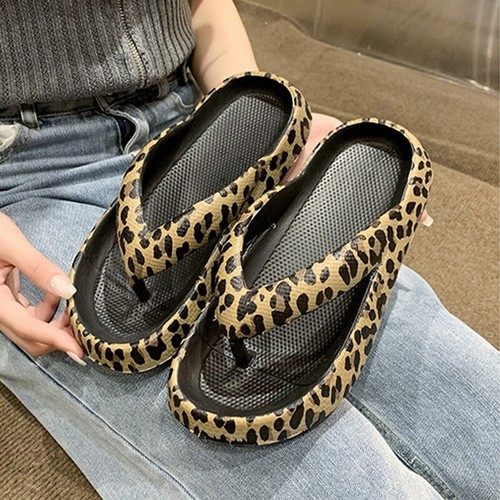 Damen Flip Flops weiche Plateau Sandalen Slingback Hausschuhe Pumps Sommer Mode