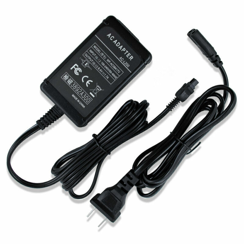 AC Power Adapter Charger Cable for SONY Handycam HDR-CX115 HDR-XR200V Camcorder