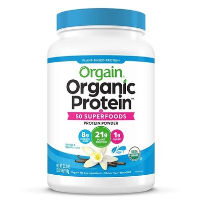 Органический протеин Orgain + 50 суперпродуктов в растительном протеиновом порошке - Ваниль