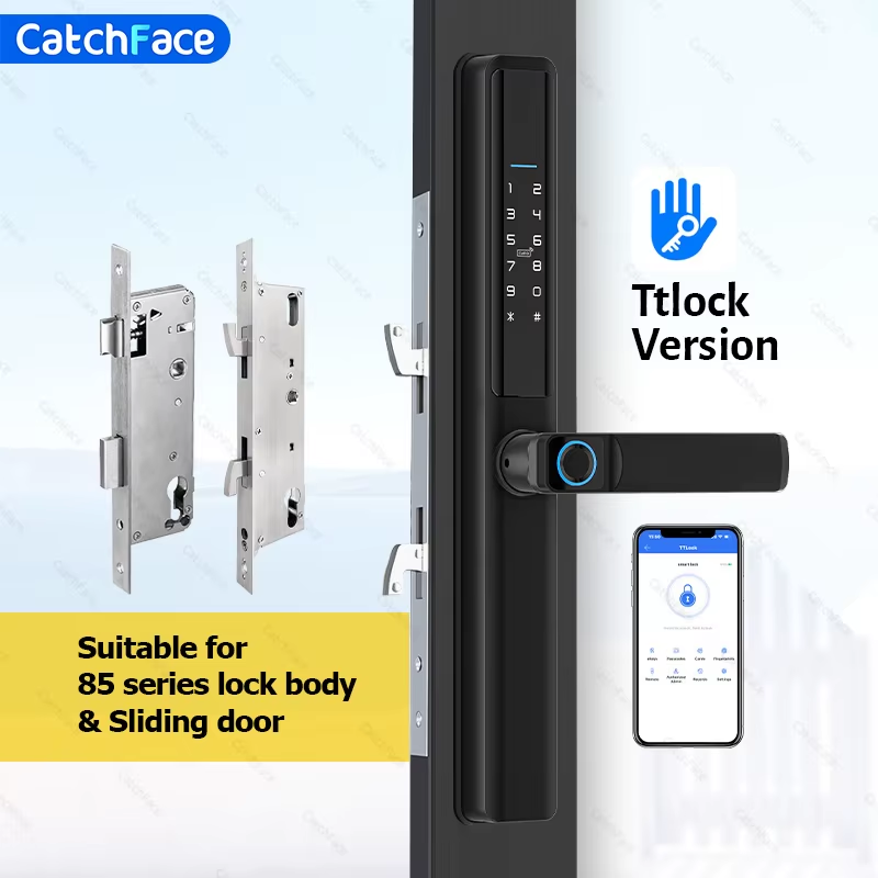Waterproof Camera Outdoor Fingerprint TUYA WIFI APP RFID Card Code Keyless Smart