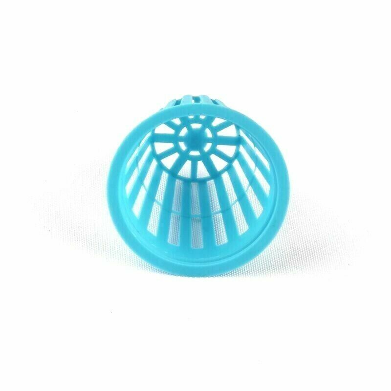 2" INCH BLUE NET CUP POTS HEAVY DUTY 2 /12/25/50/ 100 for  HYDROPONIC SYSTEMS