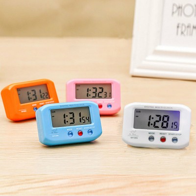 Portable Lcd Digital Alarm Electronic Clock Backlight Time And Calendar dse