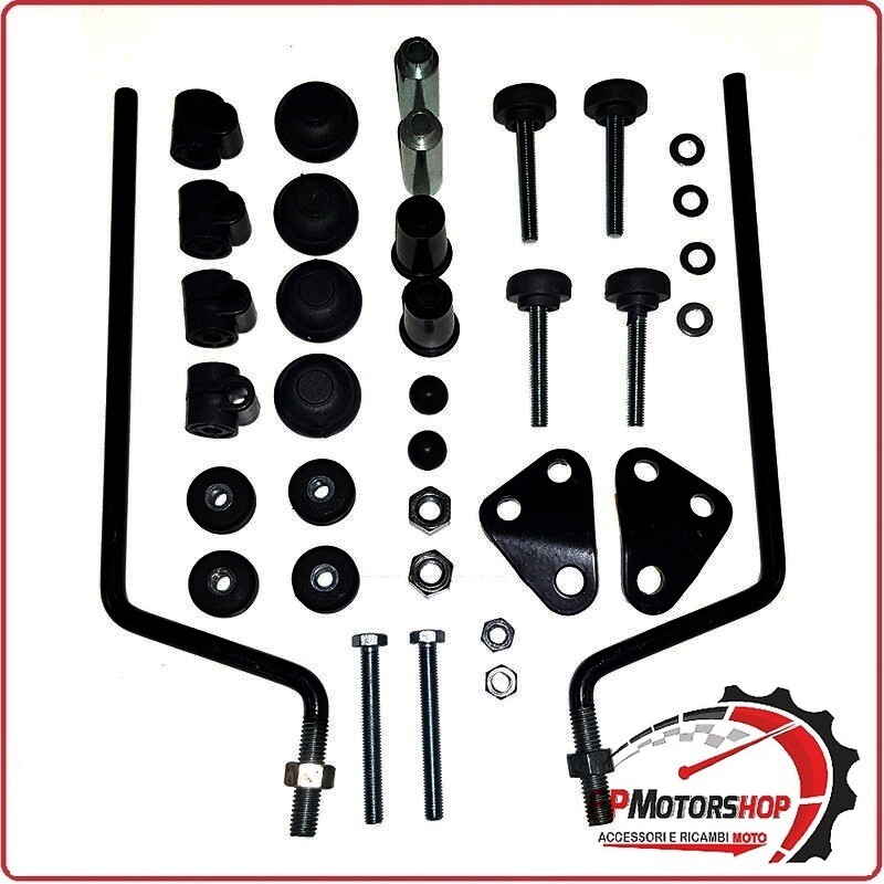 KIT ATTACCHI PARABREZZA SCOOTER PER HONDA SPACY BIONDI 8500930 50 92> 125 04>