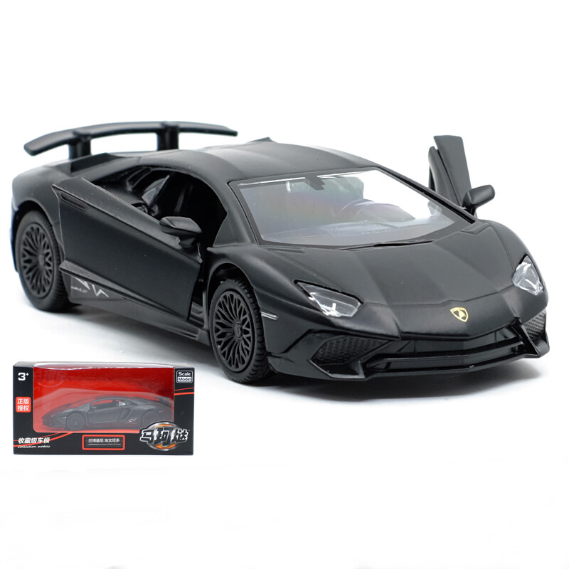 1:36 Lamborghini Aventador Lp750-4 Sv Diecast Model Car Alloy Pull Back Kid Toy