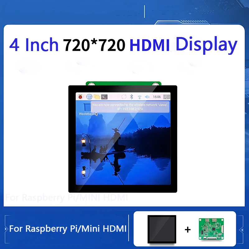 Capacitive Touch Screen Panel, IPS Monitor for Raspberry Pi, LCD Display HD-MI,
