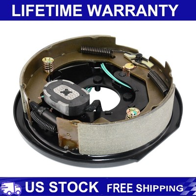 10'' x 2.25'' Electric Trailer Brake Assembly Left Drive 3500lb axle 2 1/4'' H13 CA